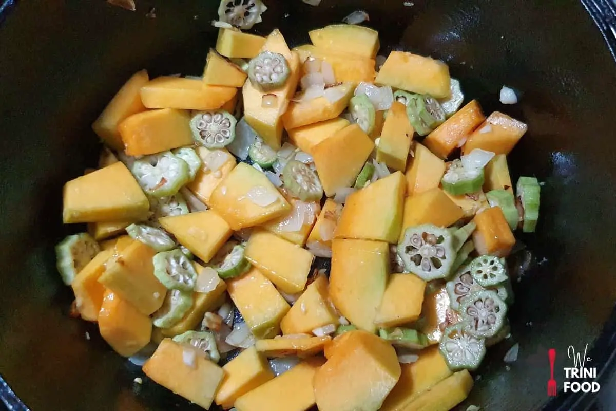 add ochro and pumpkin to aromatics