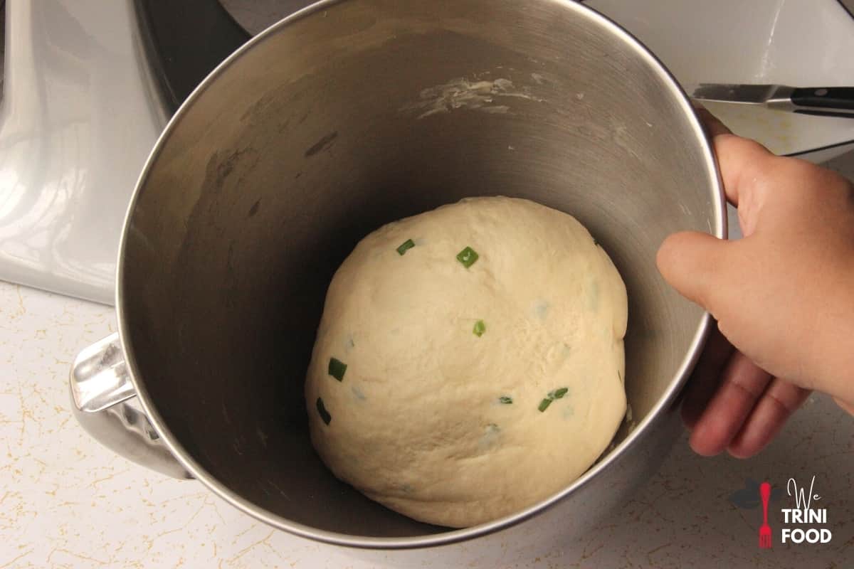 kneaded dough for eggless dinner rolls