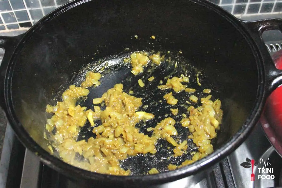 thickened curry paste