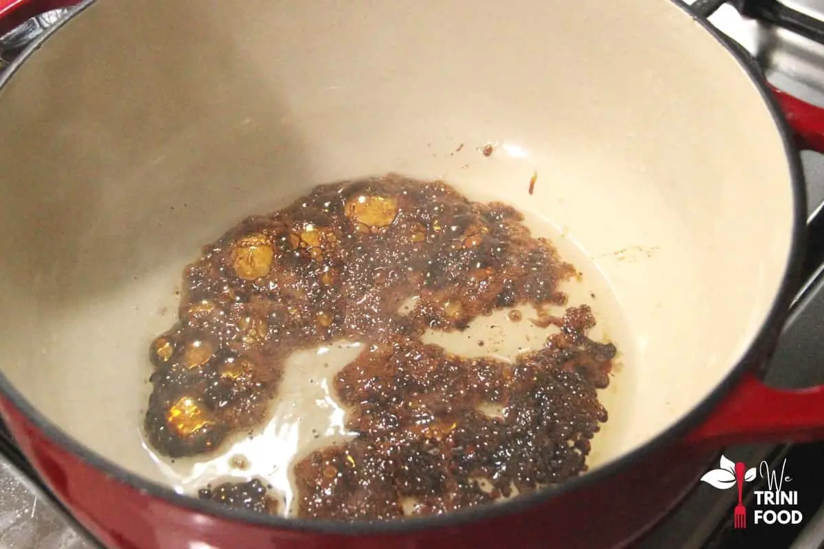 browning sugar for stew