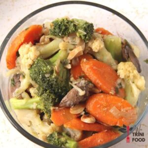 chunky vegetables with cashews featured