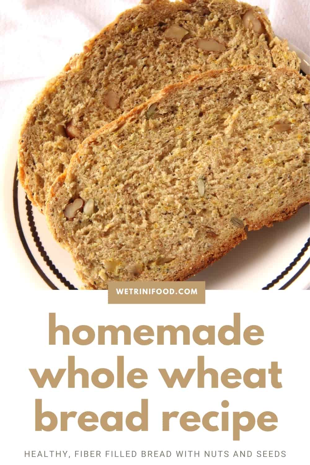 homemade whole wheat bread recipe pinterest