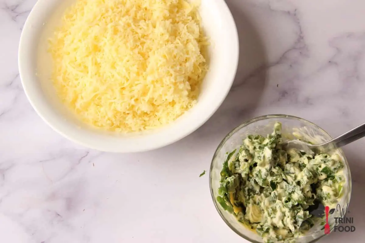 mix herbs into butter