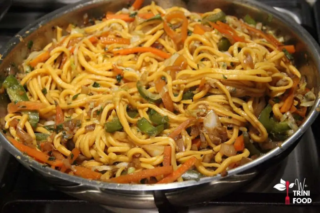Simple Trini Chow Mein Noodles Recipe We Trini Food