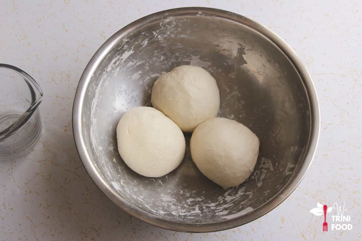 divide dough into loya for sada roti
