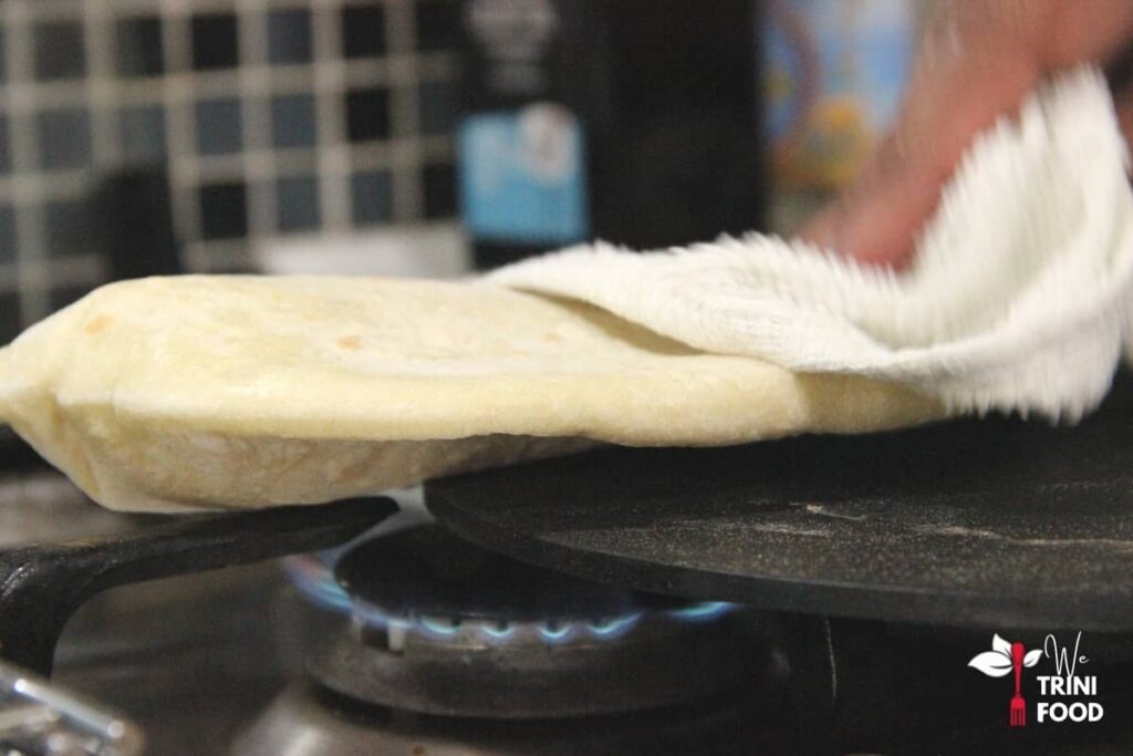 Swad Roti How to Make Sada Roti Without Yeast - We Trini Food