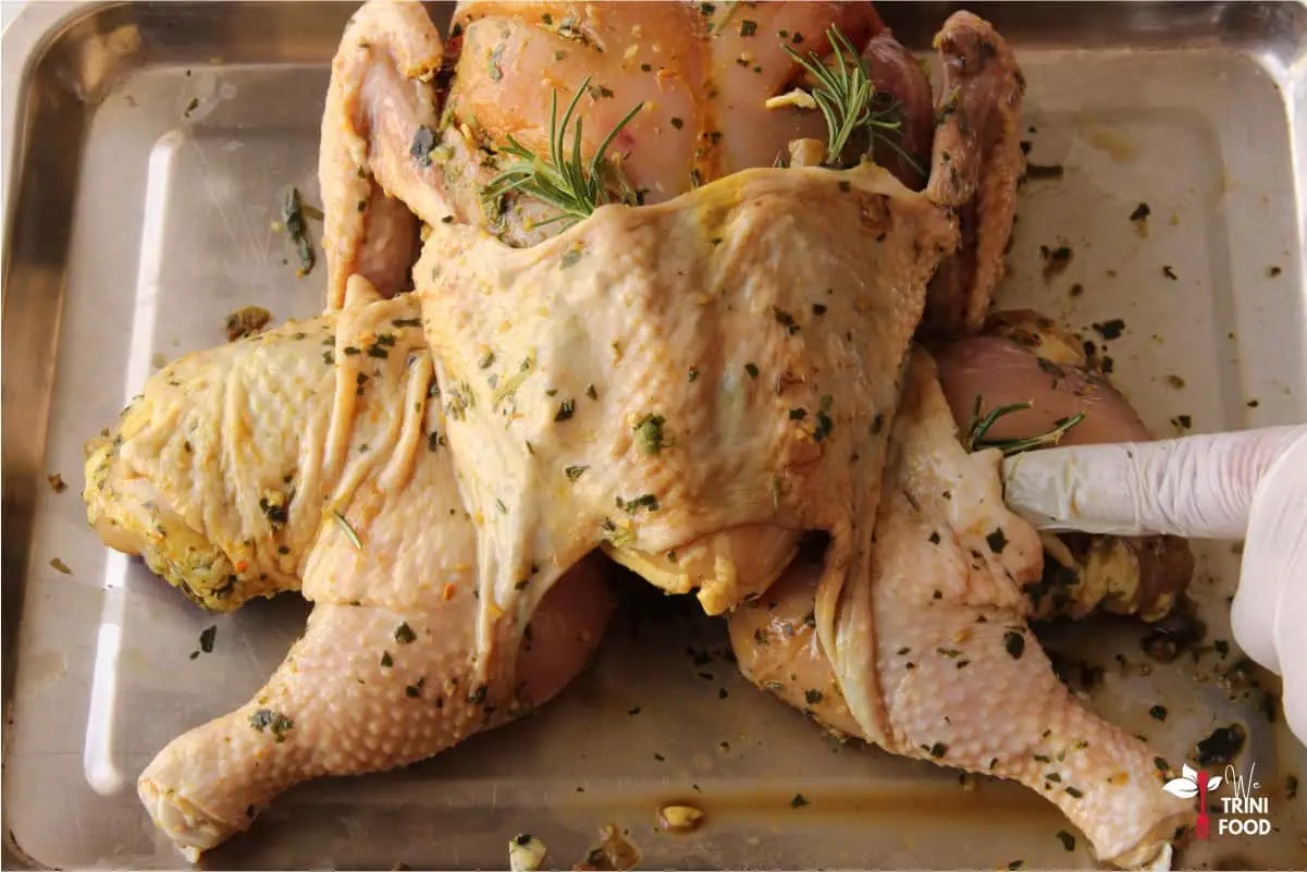 add rosemary to marinated chicken