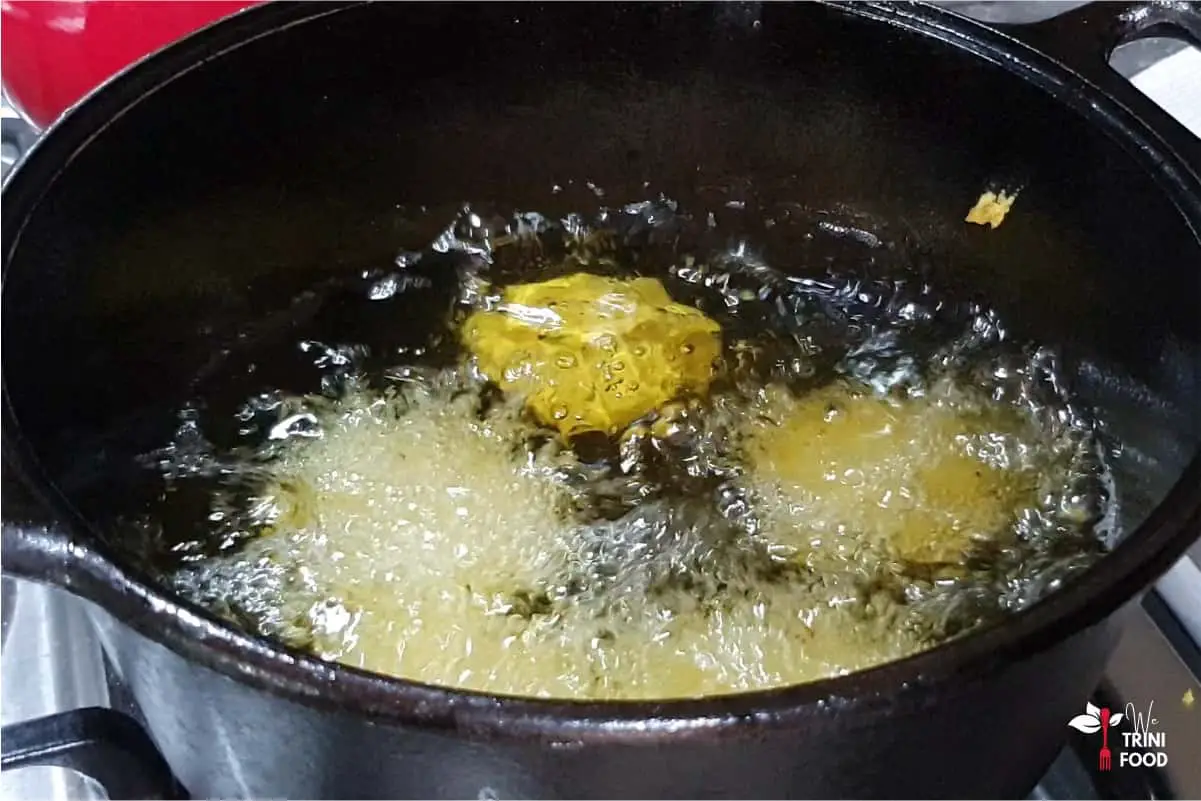 frying kachori