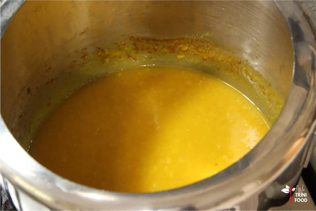 pressure cooked dhal