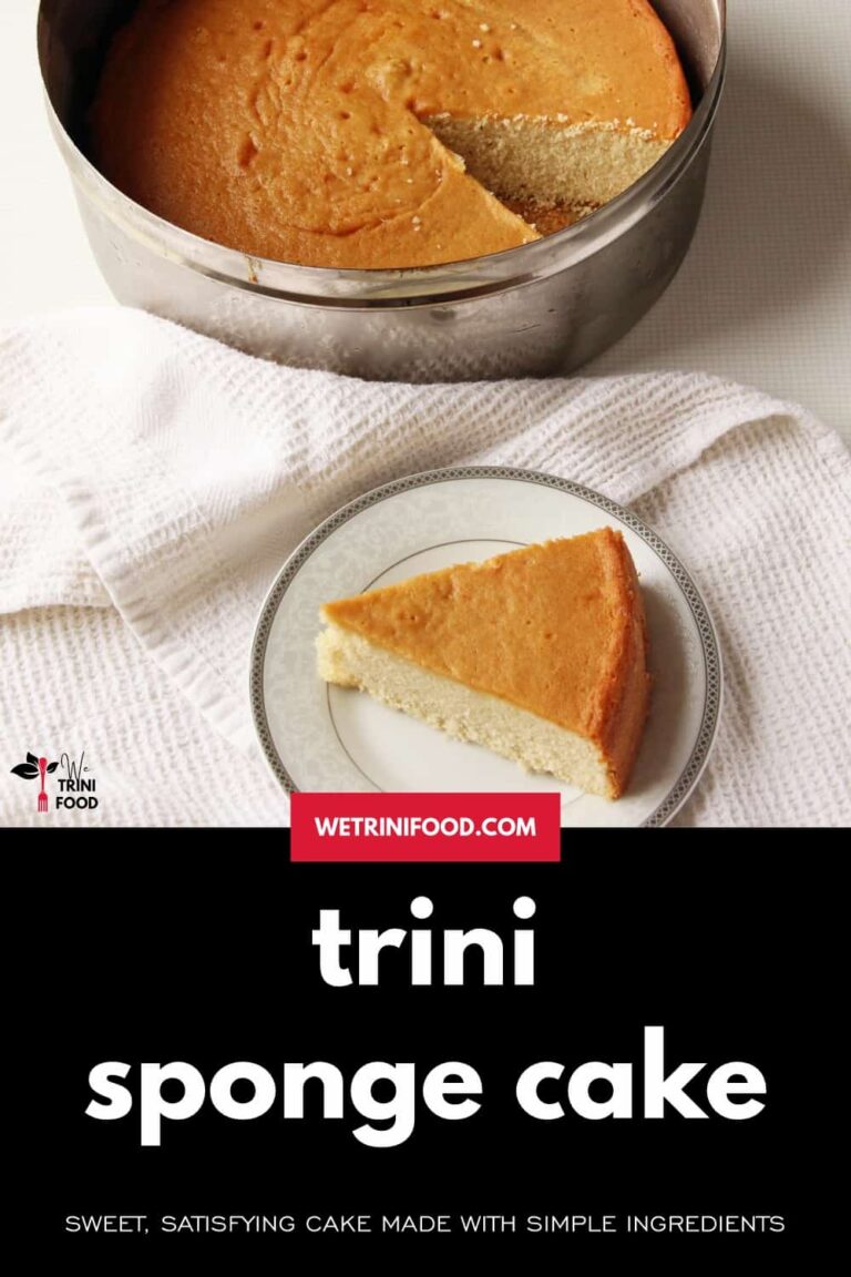 How to Make Trinidad Sponge Cake from Scratch We Trini Food