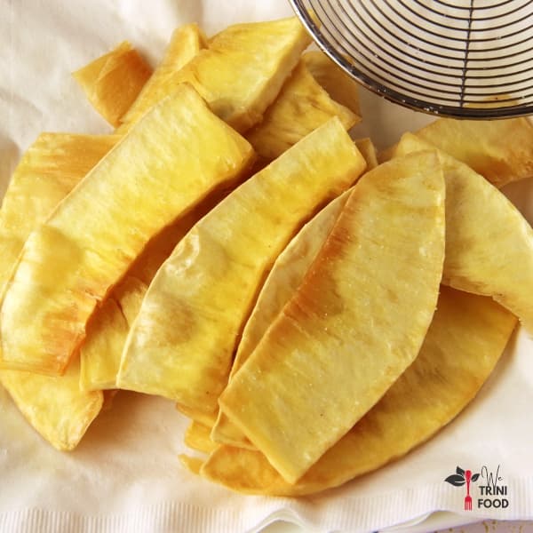 fried breadfruit chips featured