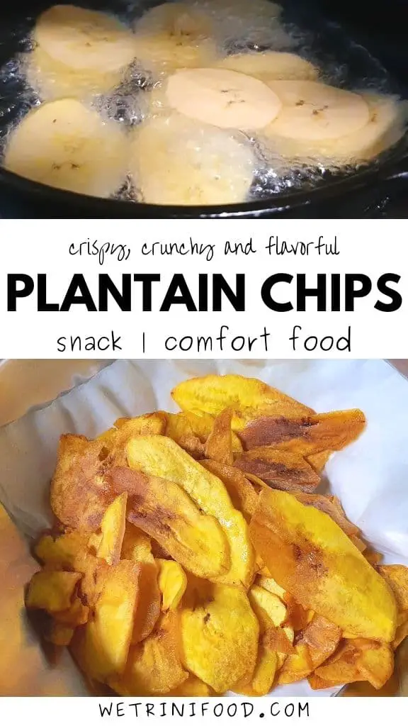 fried plantain chips pinterest image
