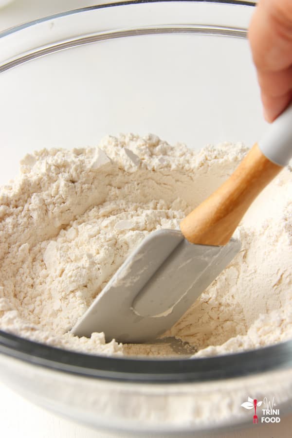 dry ingredients for white bread