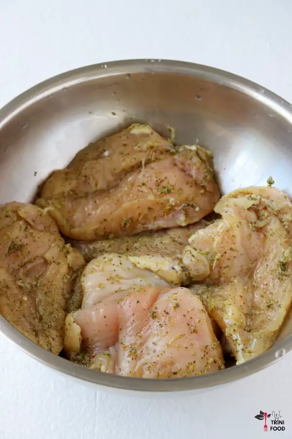 raw seasoned chicken for korean fried chicken bites recipe