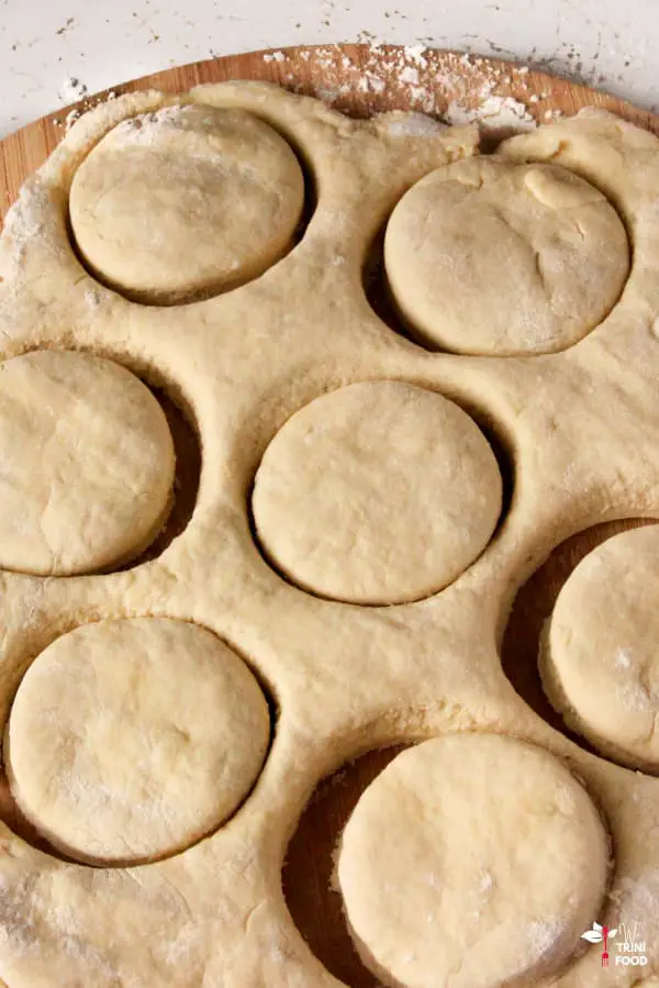 cut out biscuits with baking powder