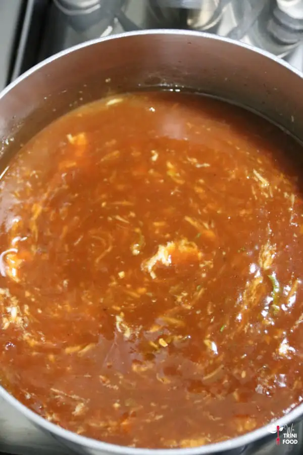 bbq sauce with herbs and spices