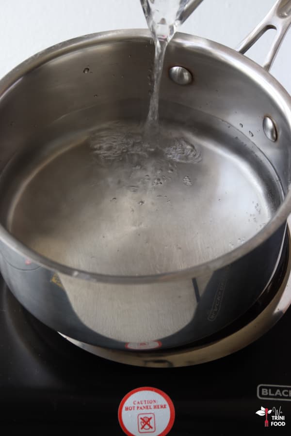 boil water for chandelier bush tea