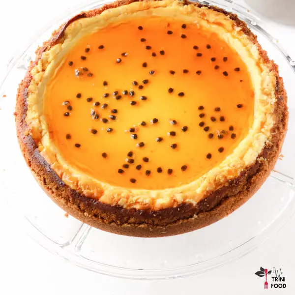 passion fruit cheesecake featured