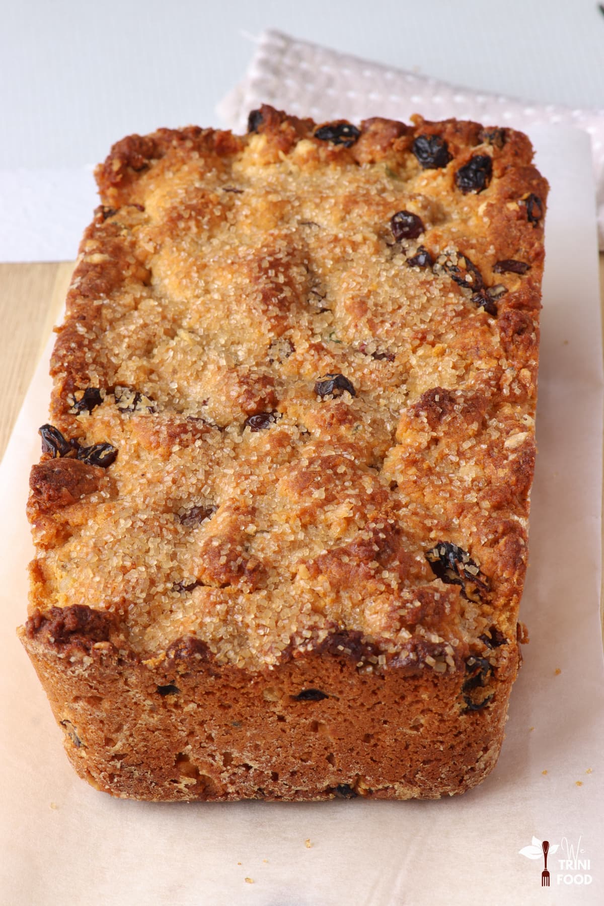 sweet bread topped with sugar