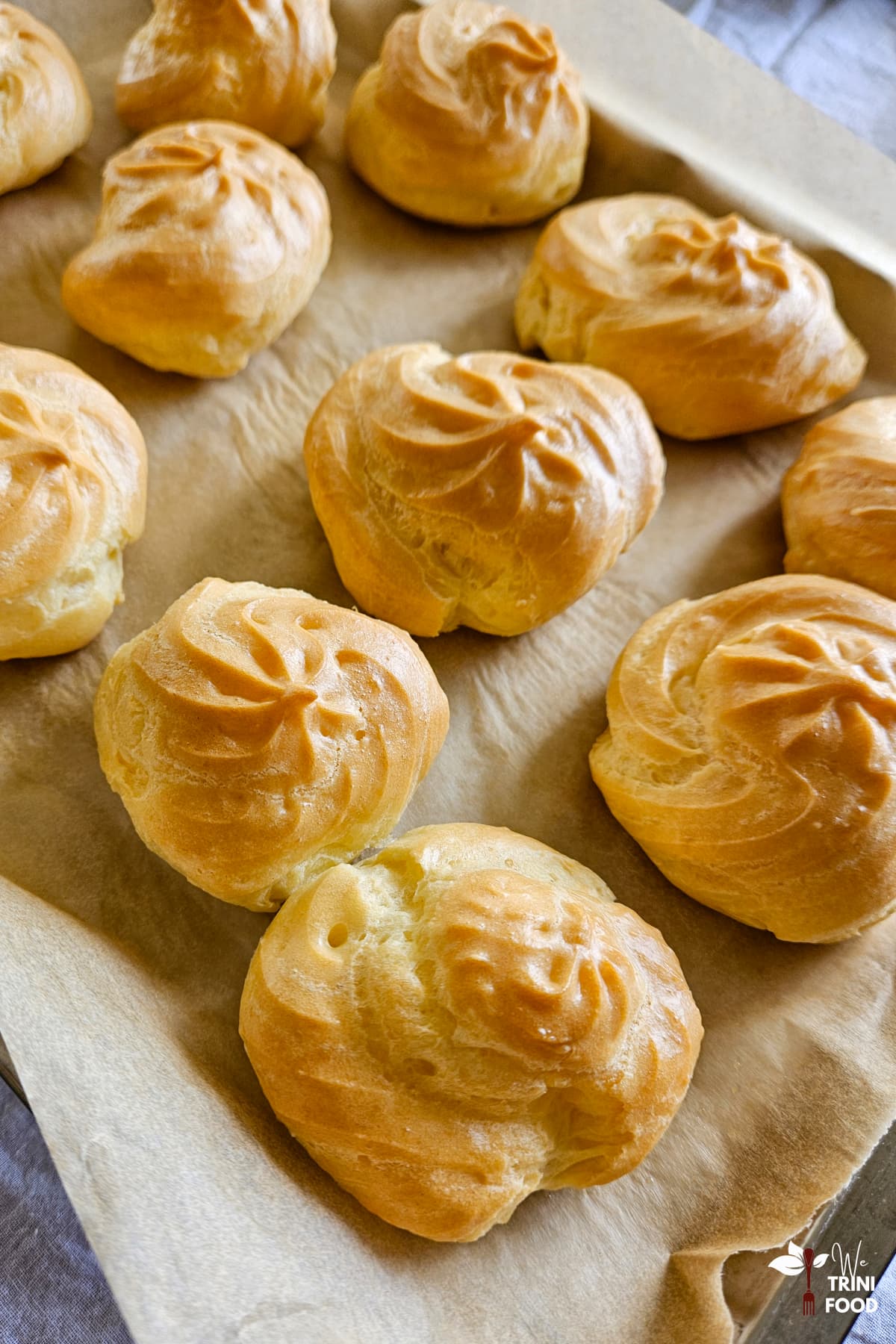 baked trini style cheese puffs