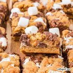 smores cookie bars featured image