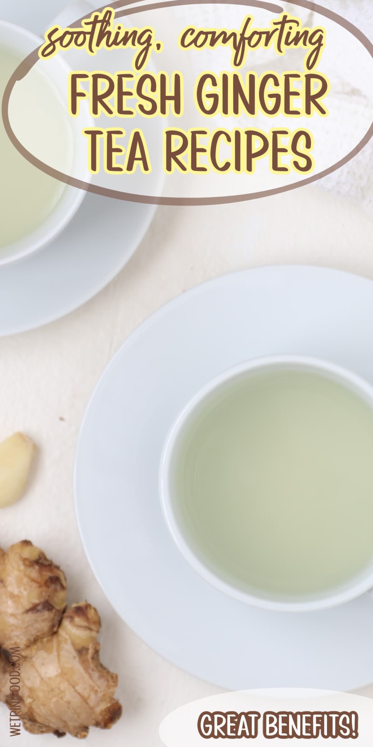 soothing, comforting fresh ginger tea recipes: great benefits on a photo of garlic ginger tea