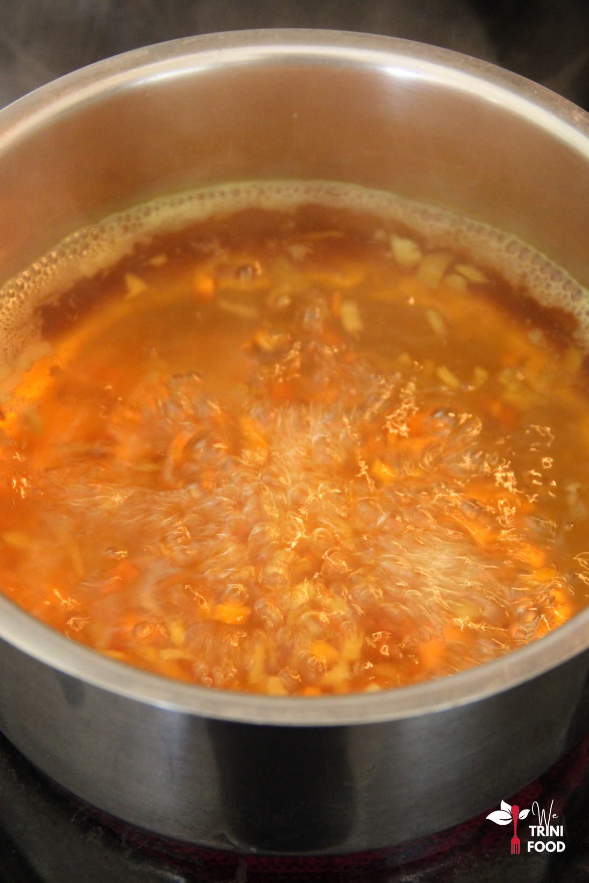 brewing turmeric and ginger tea