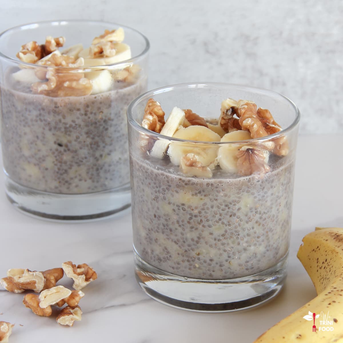 banana chia seed pudding recipe