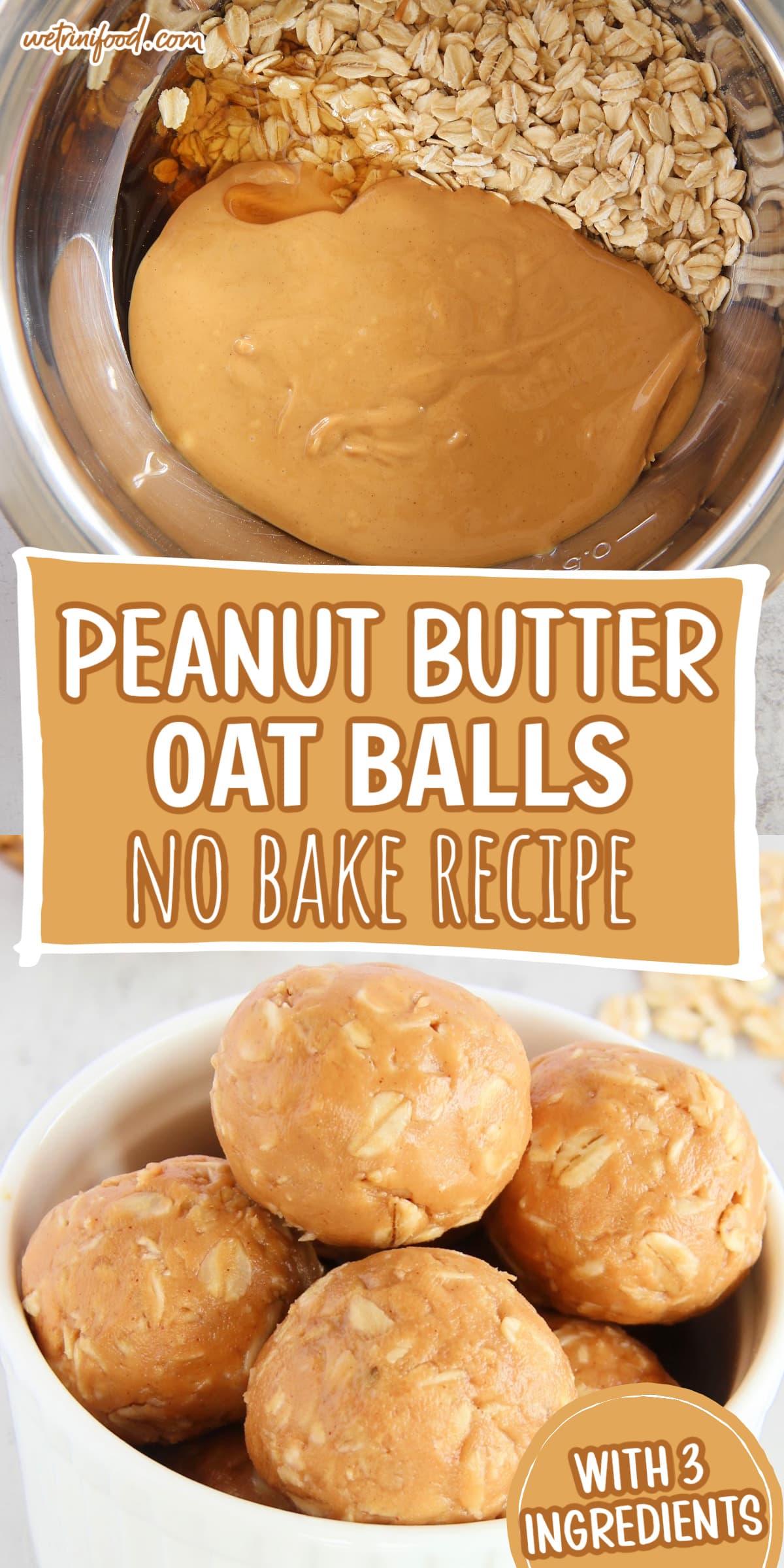 peanut butter oat balls no bake recipe