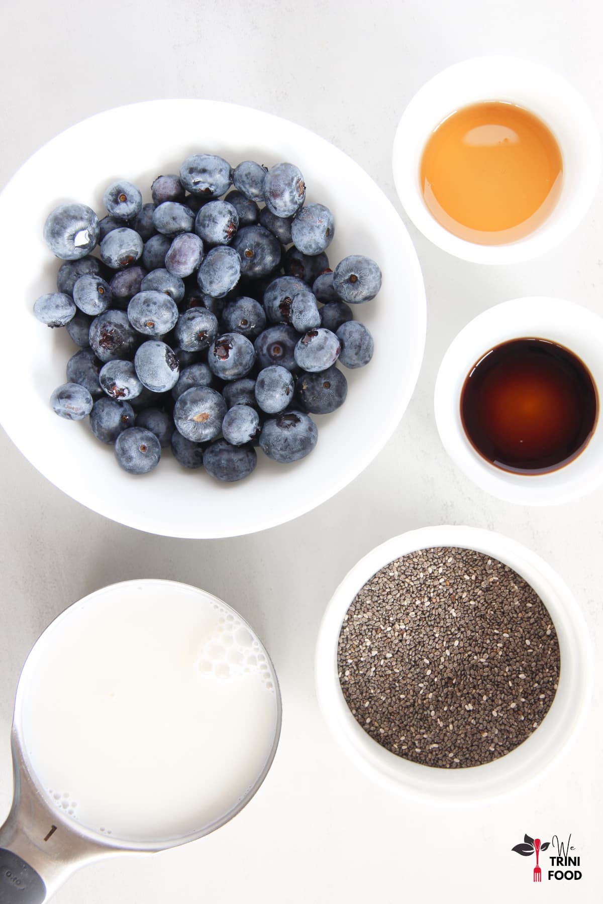 blueberry chia seed pudding ingredients