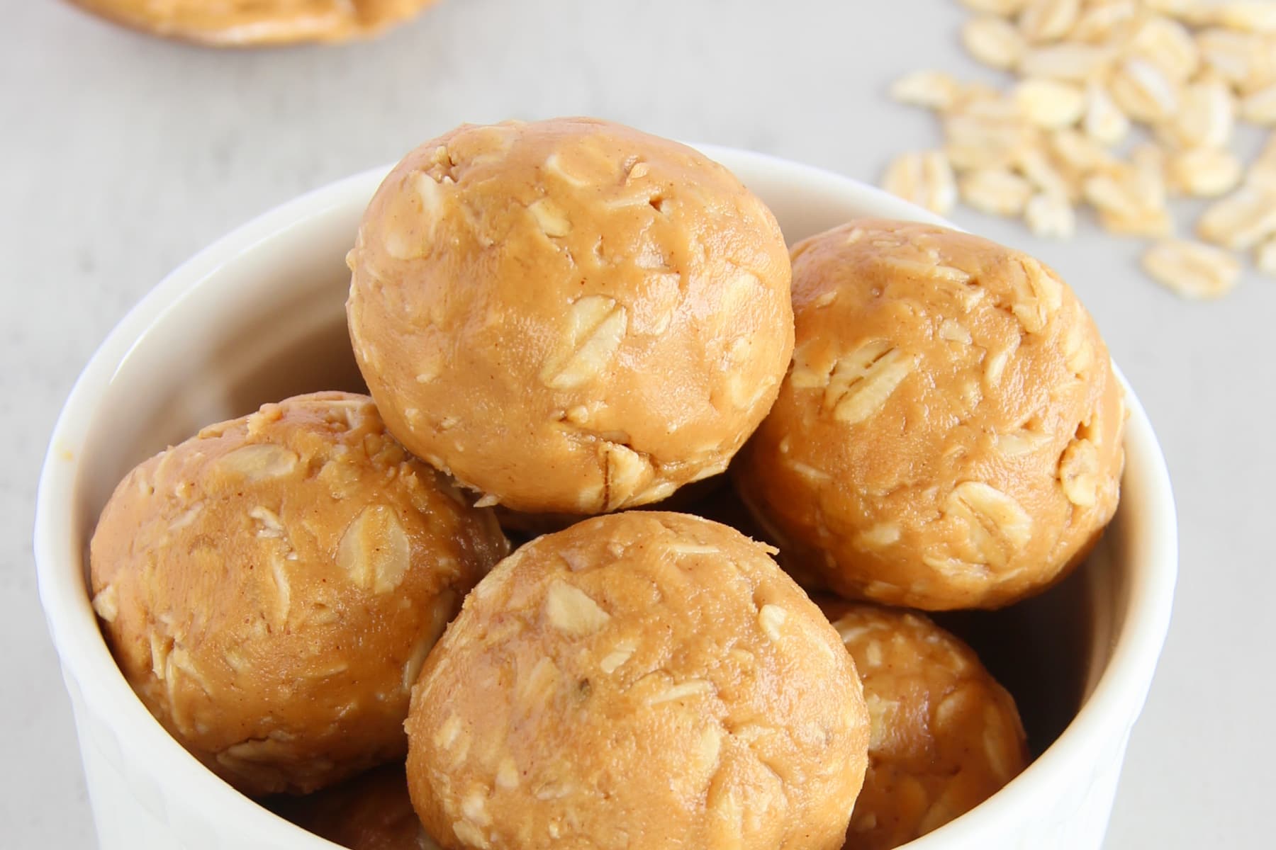 peanut butter oat balls from wetrinifood