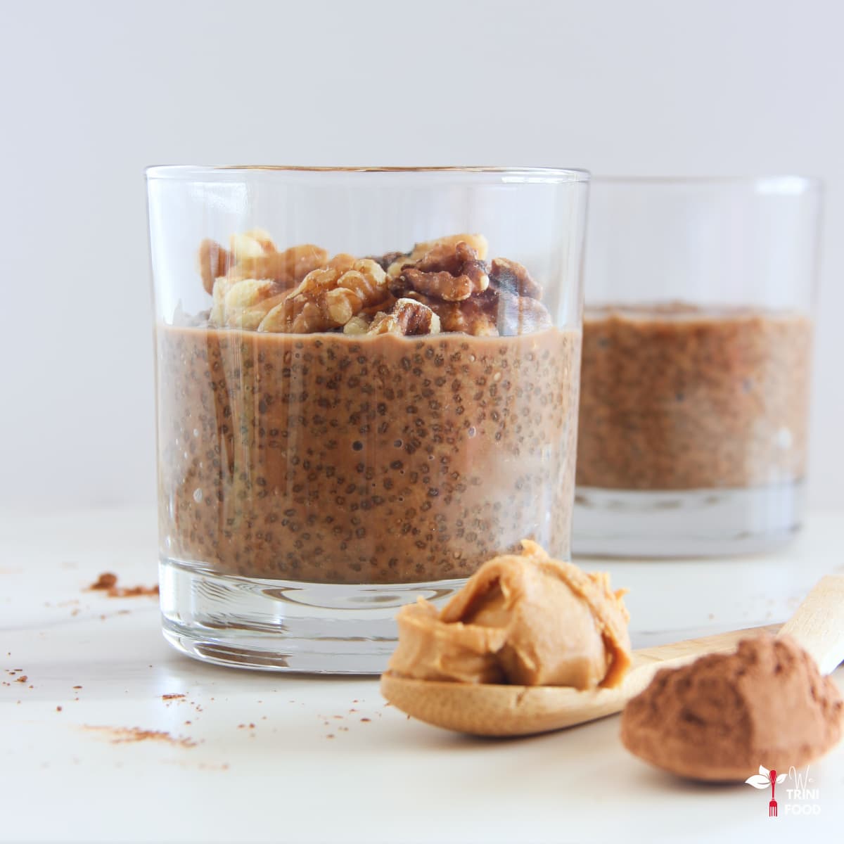 Chocolate peanut butter chia pudding: vegan chia recipe