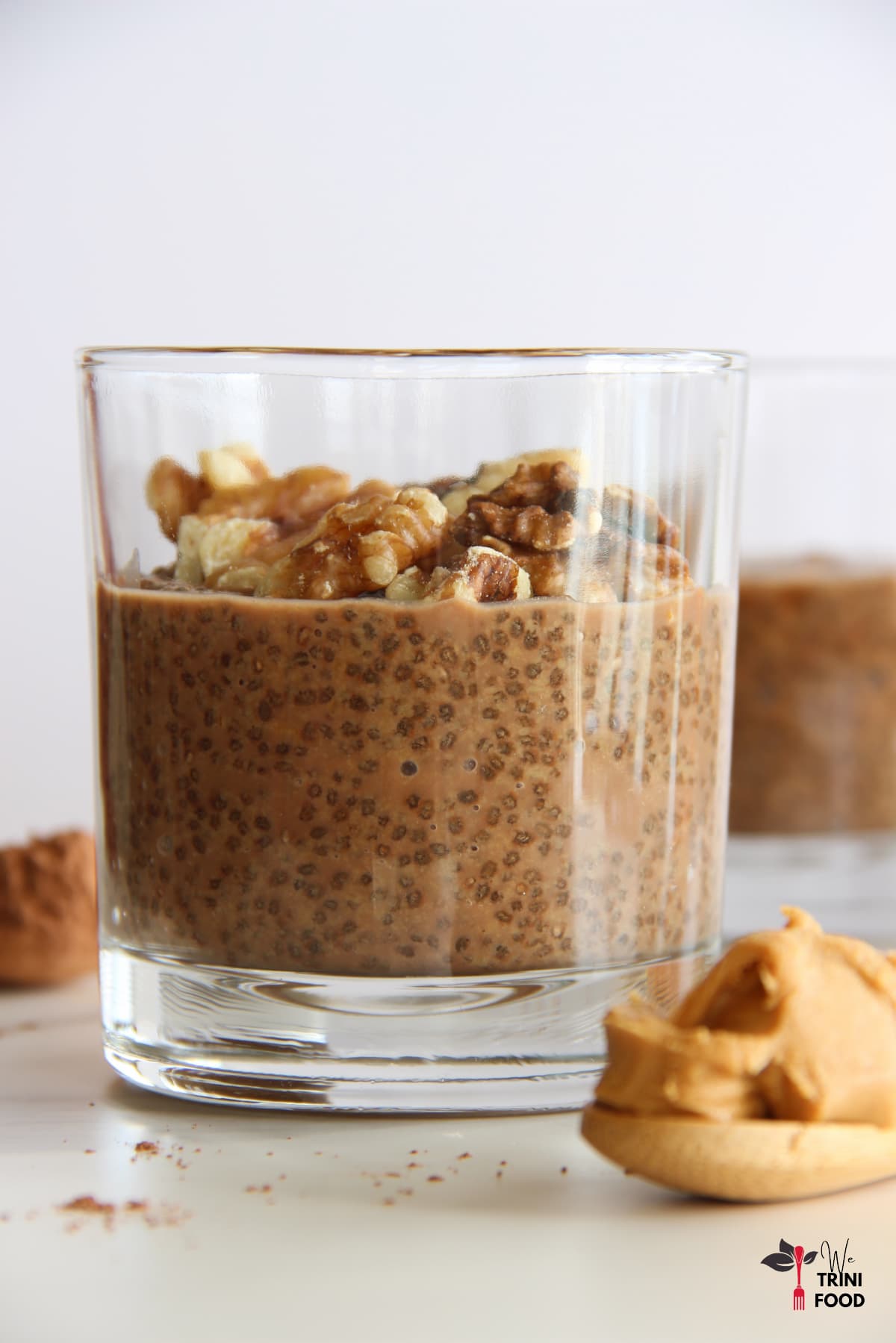 Chocolate peanut butter chia pudding: easy vegan chia pudding recipe