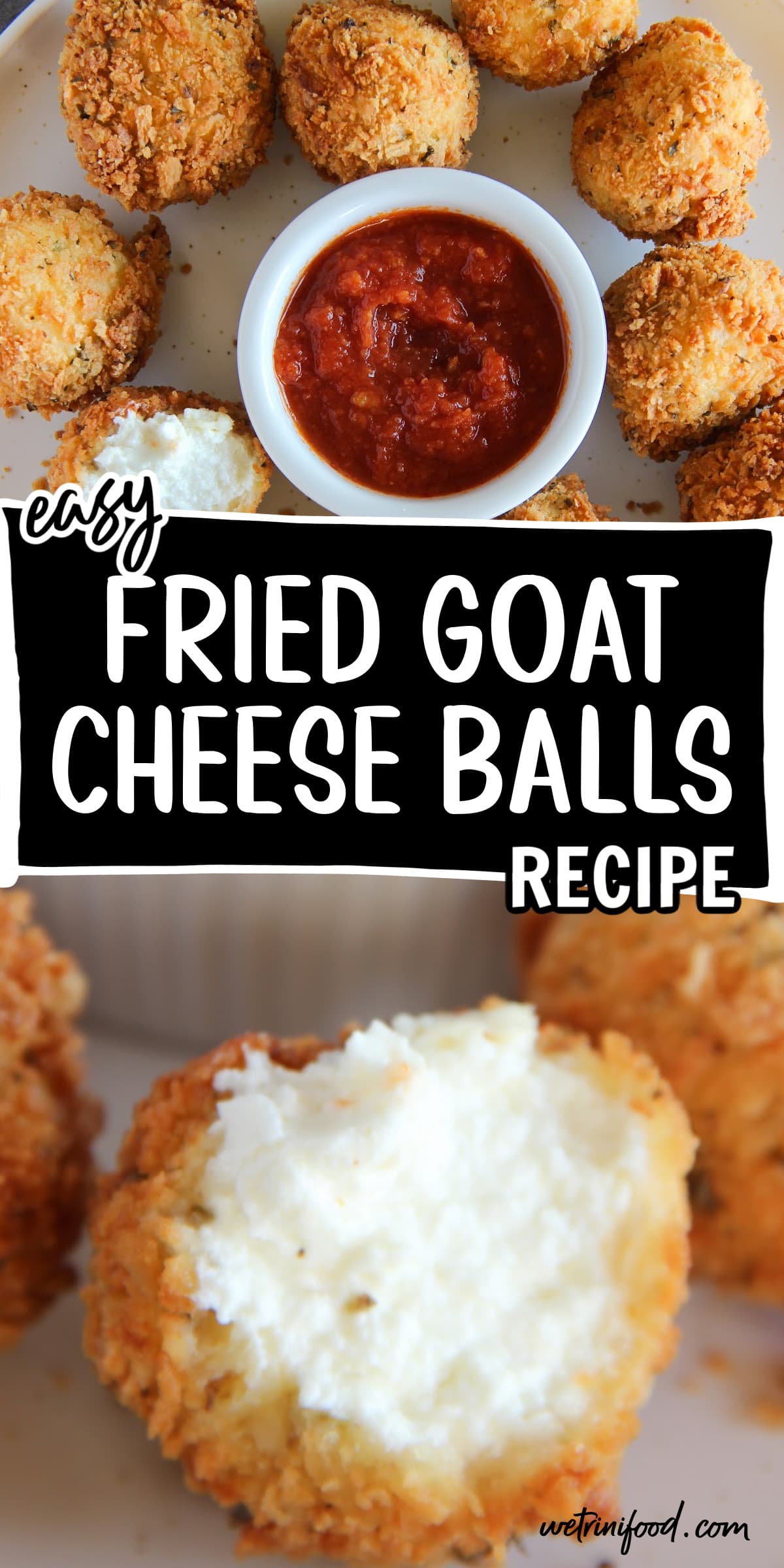 Easy Fried Goat Cheese Balls Recipe