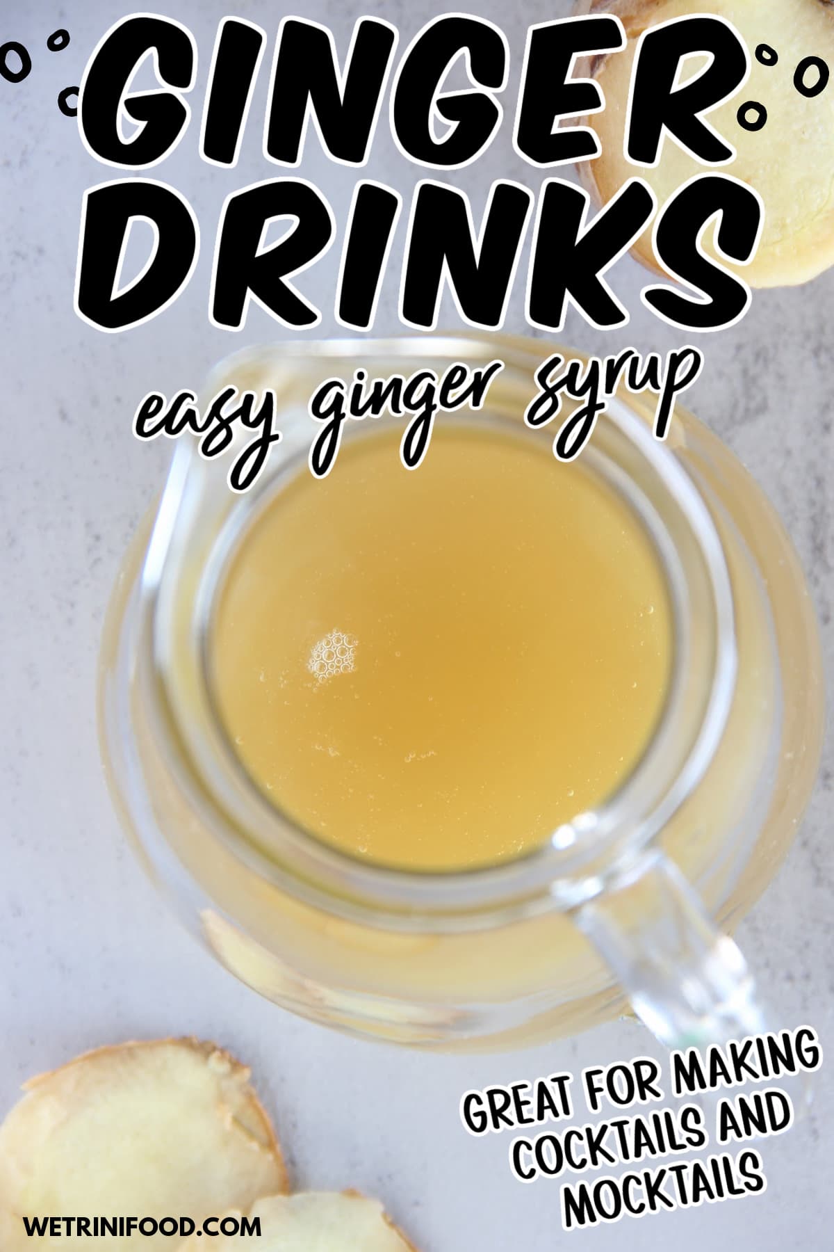 Ginger drinks: Easy Ginger Syrup for Making Cocktails and Mocktails