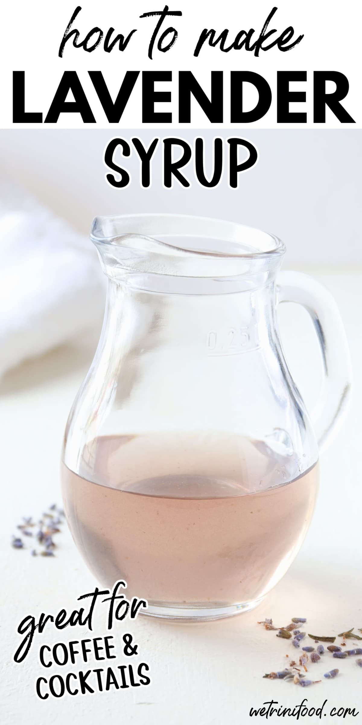 How to make lavender syrup: great for coffee and cocktails