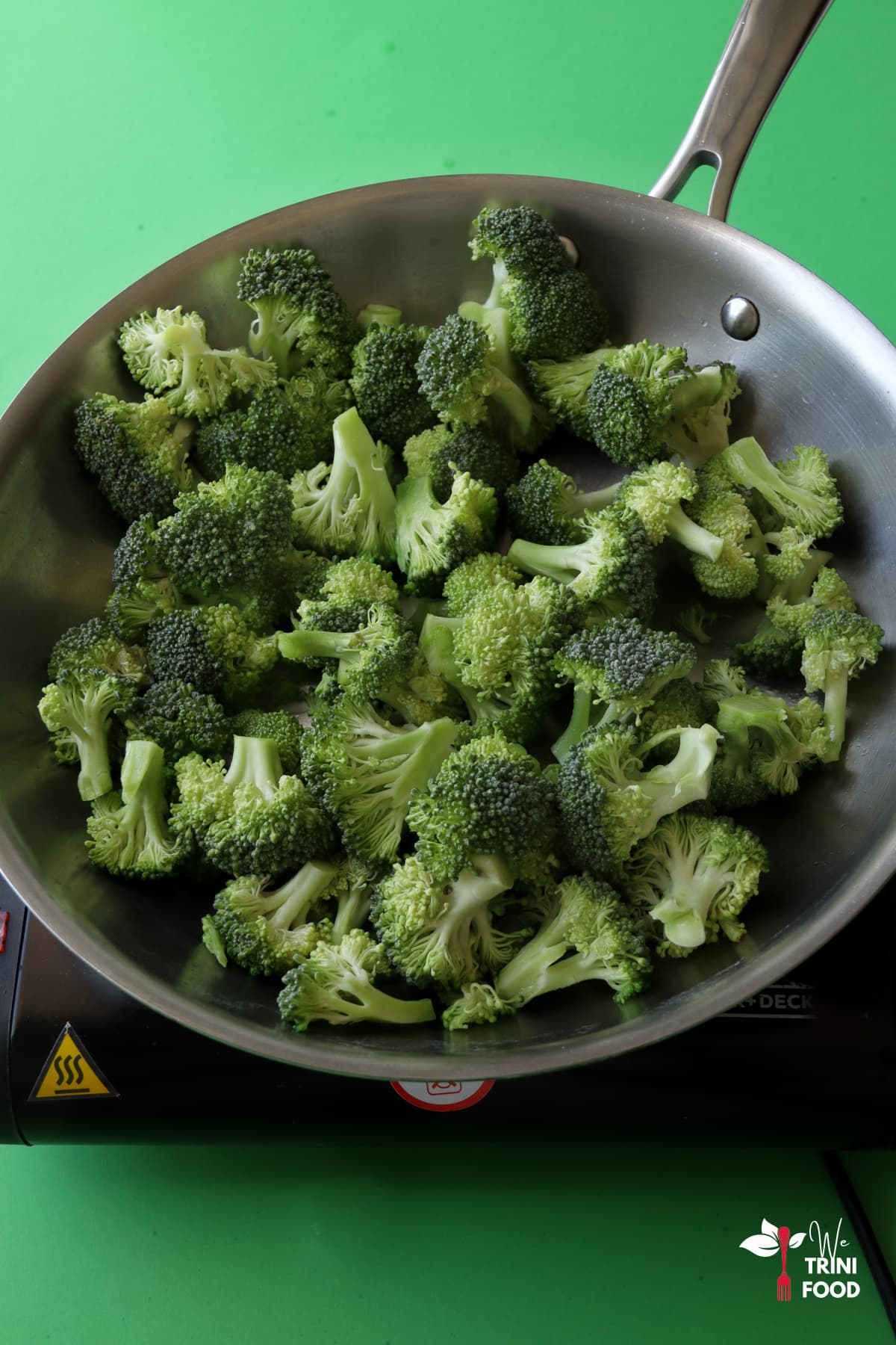 Sauteeing broccoli for an easy vegetarian side dish