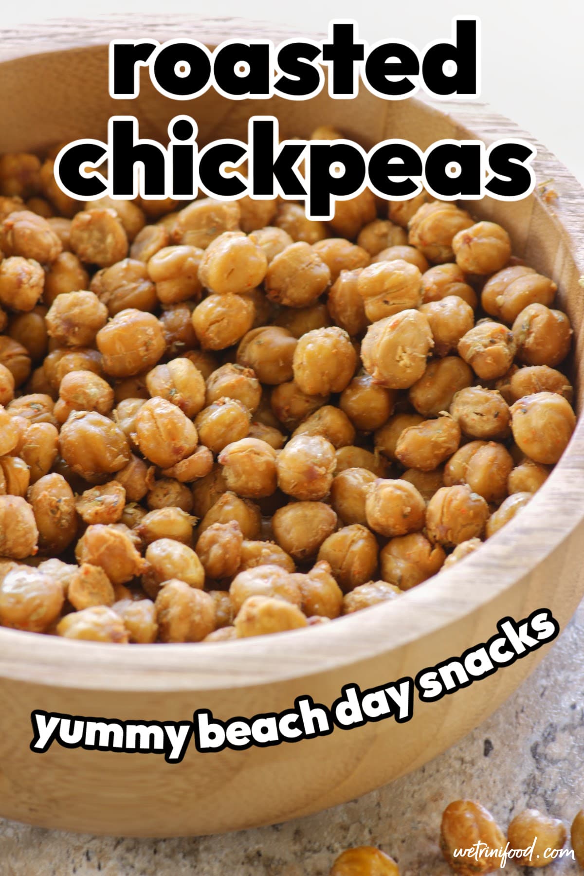 Beach Day Snacks: Roasted Chickpeas