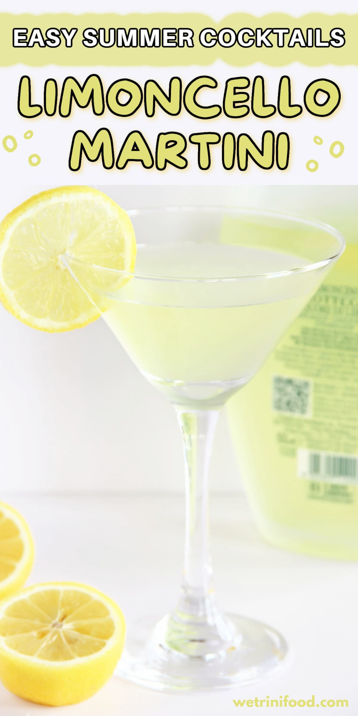 Limoncello Martini: Easy Summer Cocktails