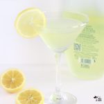 Limoncello Martini with lemon slice