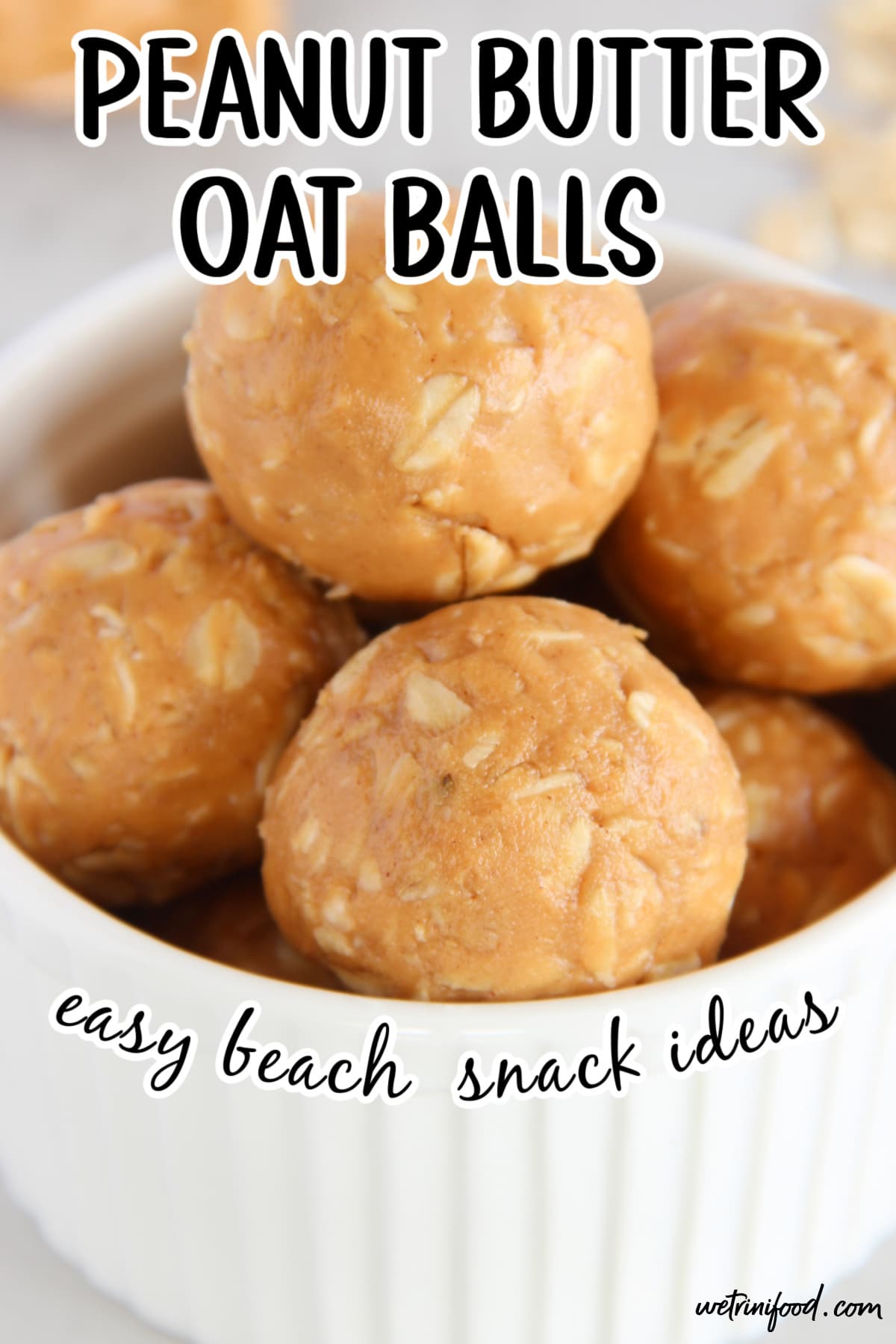 Peanut Butter Oat Balls: Easy Beach Snack Ideas